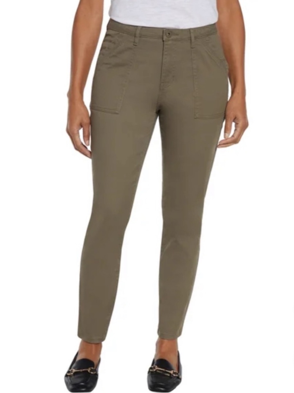 Banana Republic Skinny Utility Pant Green Size 8